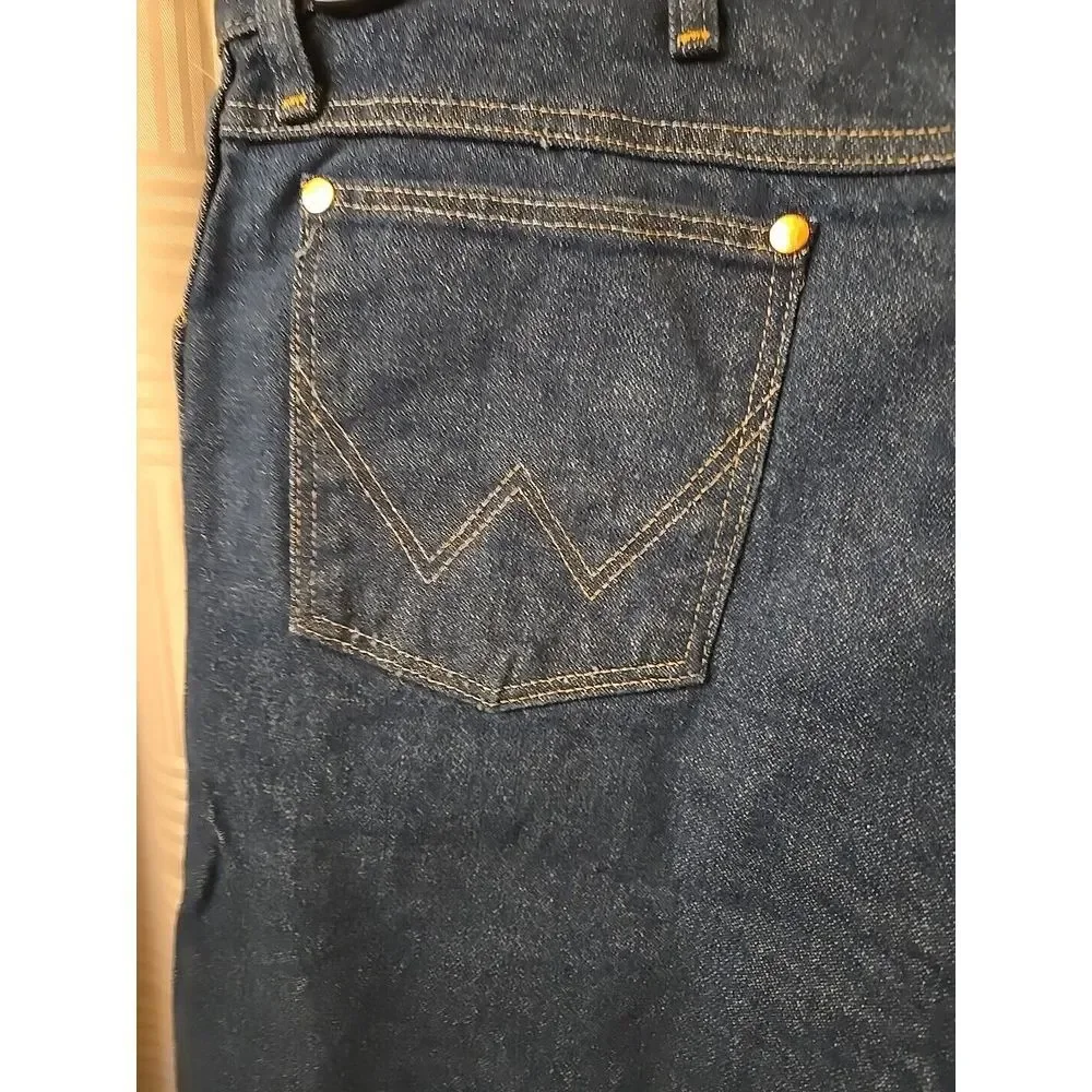 NWT Wrangler Men's Cowboy Cut® Original Fit Prewashed Indigo Jeans 13MWZPW 36x38